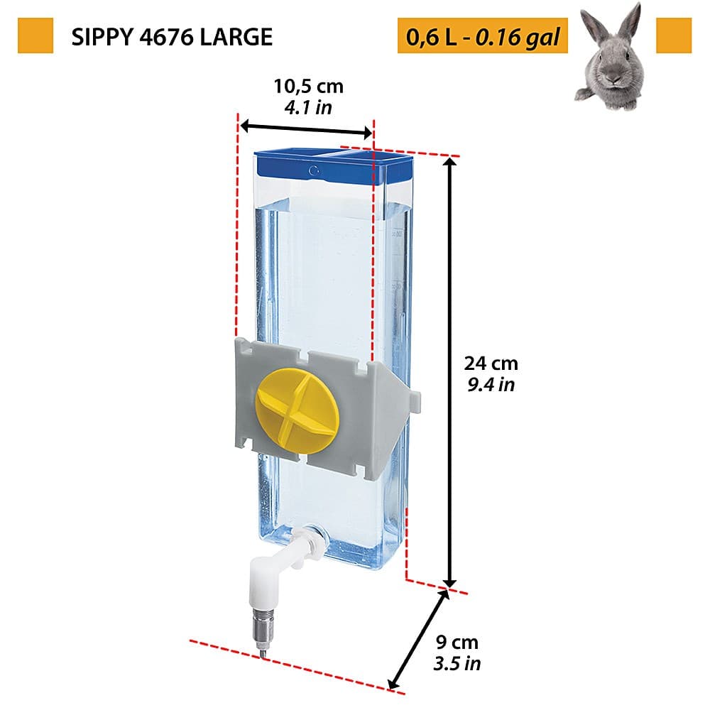 

SIPPY 4676 LARGE - pojnik automatyczny dla gryzoni