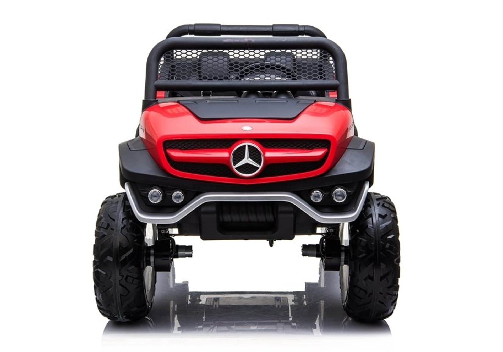 

Auto na Akumulator Mercedes Unimog Czerwony