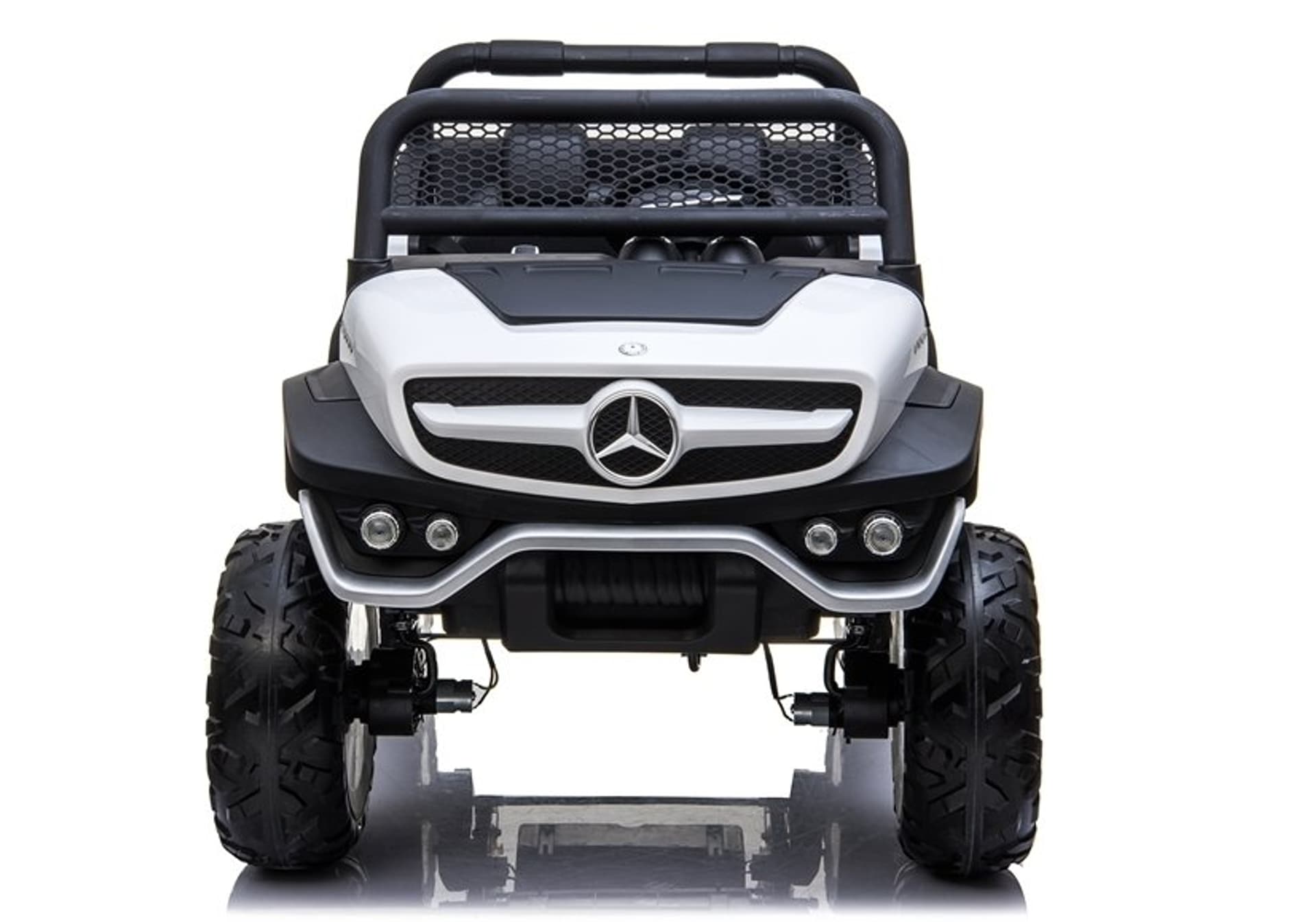 

Auto na Akumulator Mercedes Unimog Biały