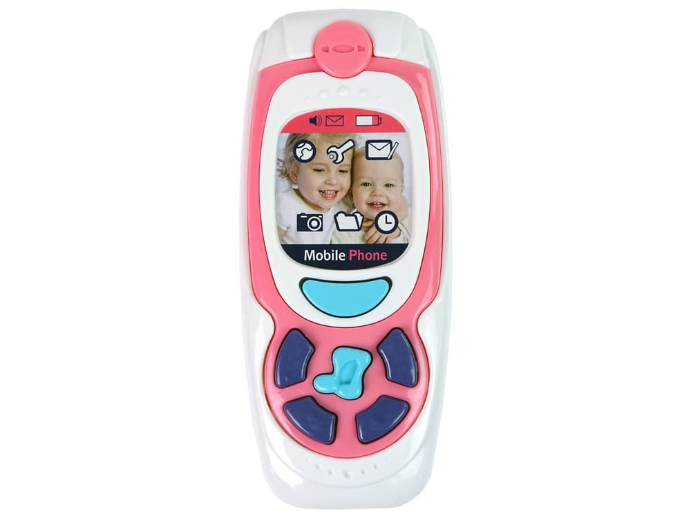 

Dziecięcy Edukacyjny Telefon Komórkowy Melodia Różowy