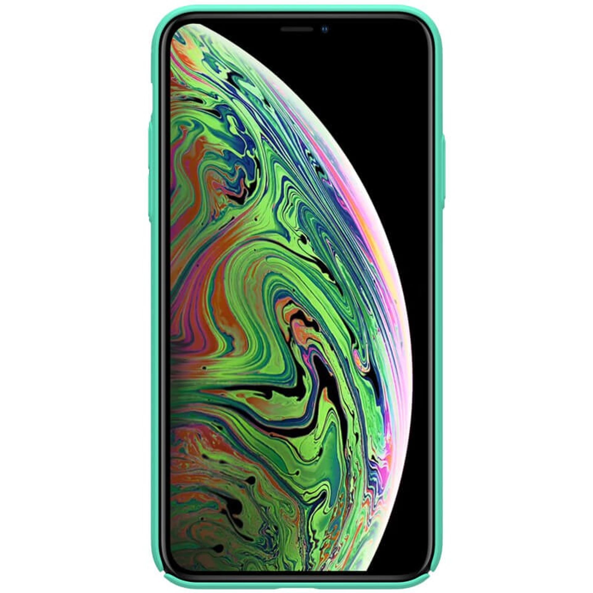 

Etui Super Frosted Shield Apple iPhone 11 Pro Max (Z wycieciem na logo) Mietowo-zielone, Z wycieciem na logo) mietowo-zielon