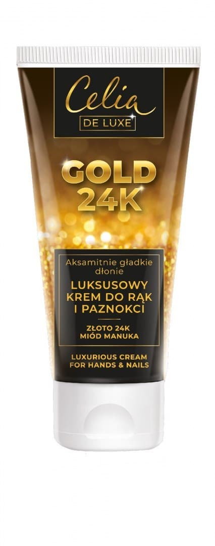 

Celia Gold 24K Luksusowy Krem do rąk i paznokci 80ml