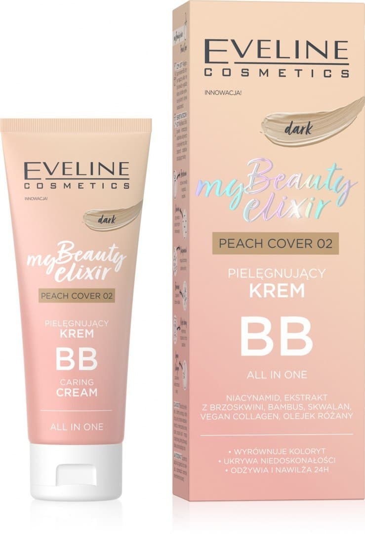 

EVELINE MY BEAUTY ELIXIR Cover BB Dark Peach