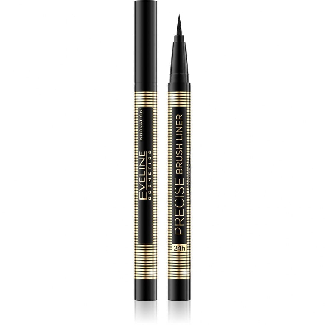 

Eveline Precise Brush Liner Eyeliner czarny 24h 1szt