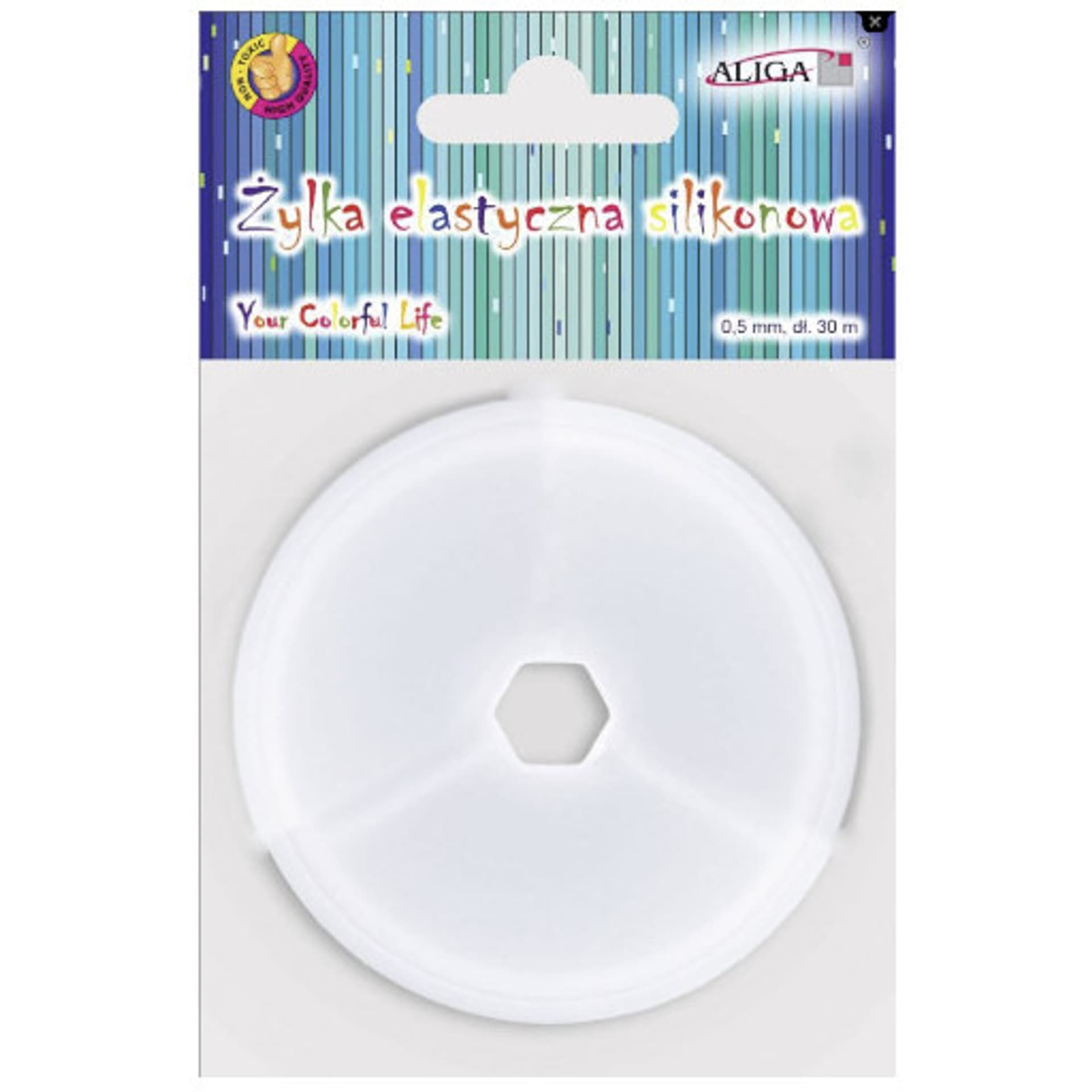 

Żyłka elastyczna silikonowa 0,5mm x 30m ALIGA DA-9938