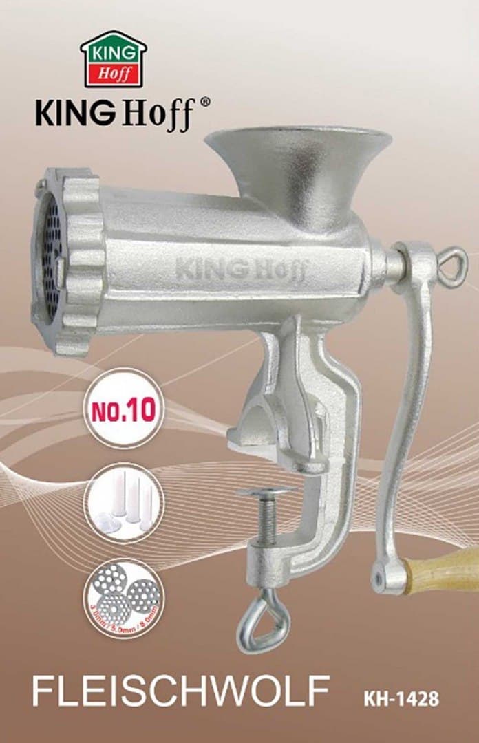 

ŻELIWNA MASZYNKA #10 DO MIELENIA MIĘSA KINGHOFF KH-1428