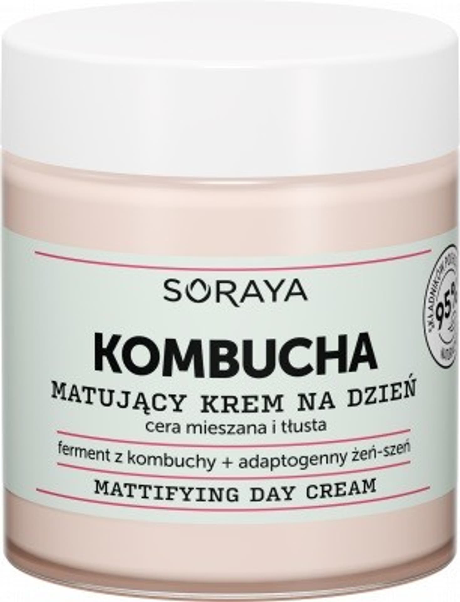 

Soraya Kombucha Matujący Krem na dzień - cera mieszana i tłusta 75ml