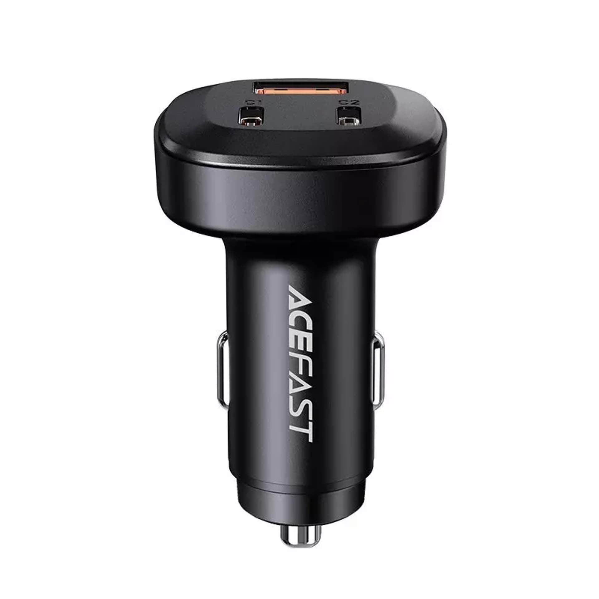 

Acefast ładowarka samochodowa 66W 2x USB Typ C / USB, PPS, Power Delivery, Quick Charge 4.0, AFC, FCP, SCP czarny (B3 black)