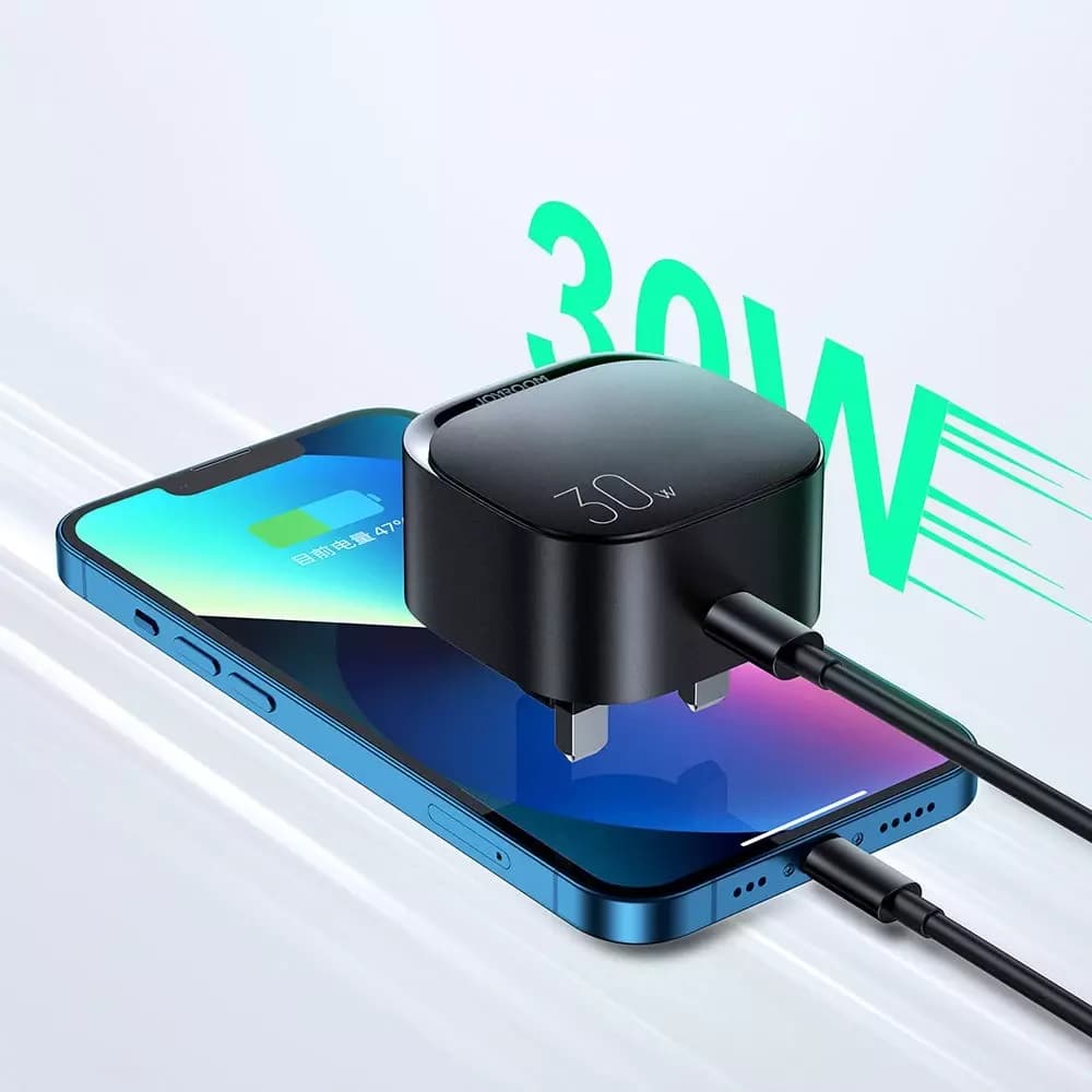 

Mała szybka ładowarka USB Typ C PD 20W wtyczka UK biała (L-P307)