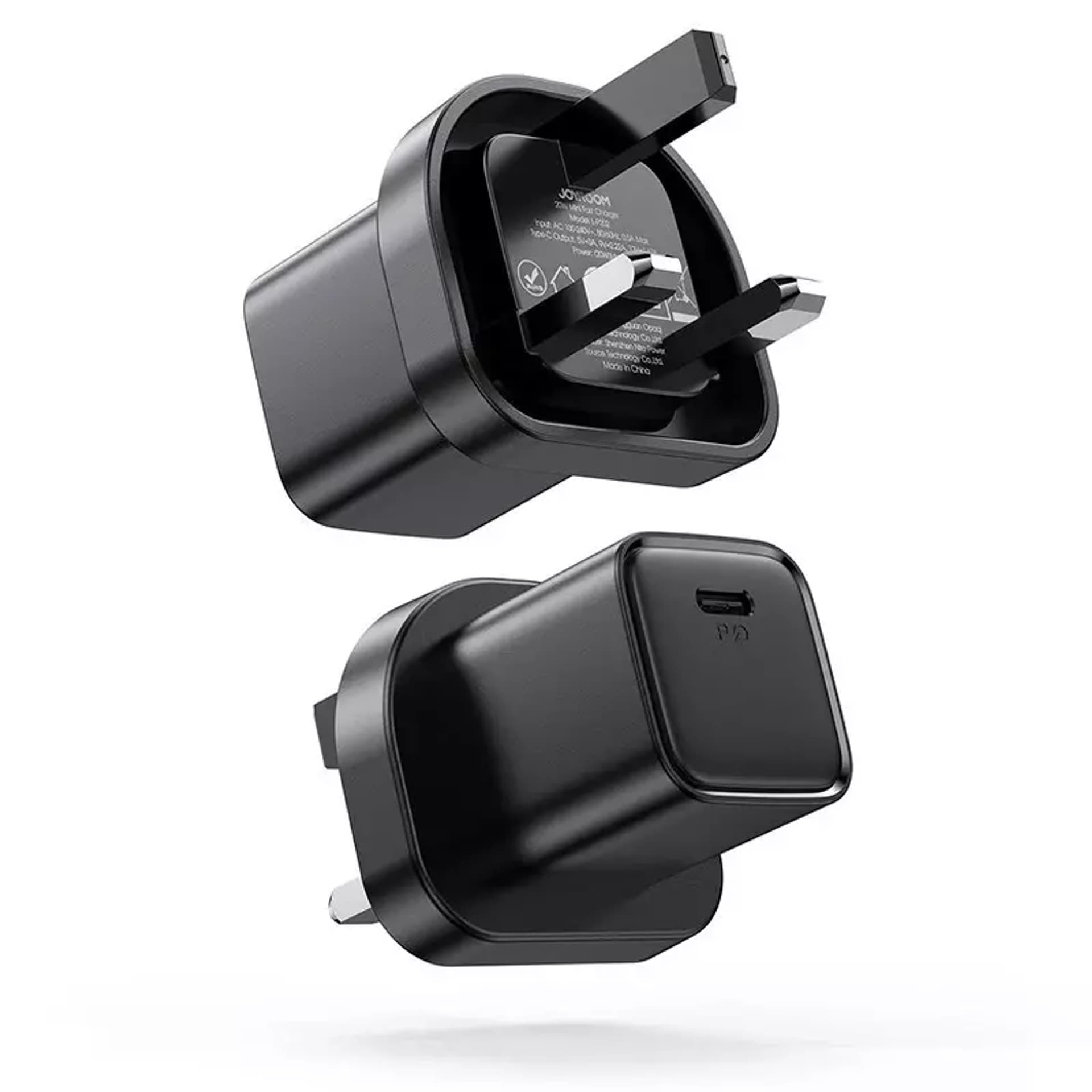

Joyroom szybka ładowarka sieciowa USB Typ C 20W UK Power Delivery Quick Charge 3.0 AFC czarna (L-P202)
