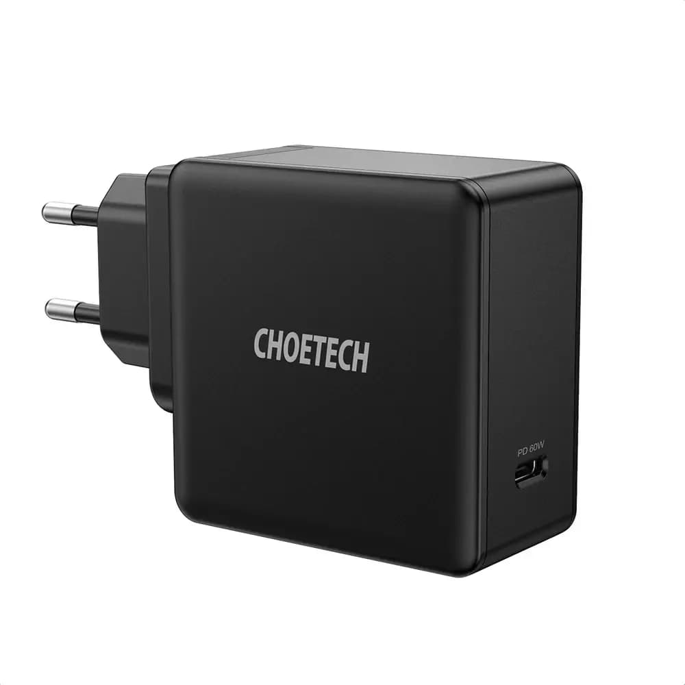 

Choetech szybka ładowarka sieciowa USB Typ C PD 60W 3A czarny (Q4004-EU)