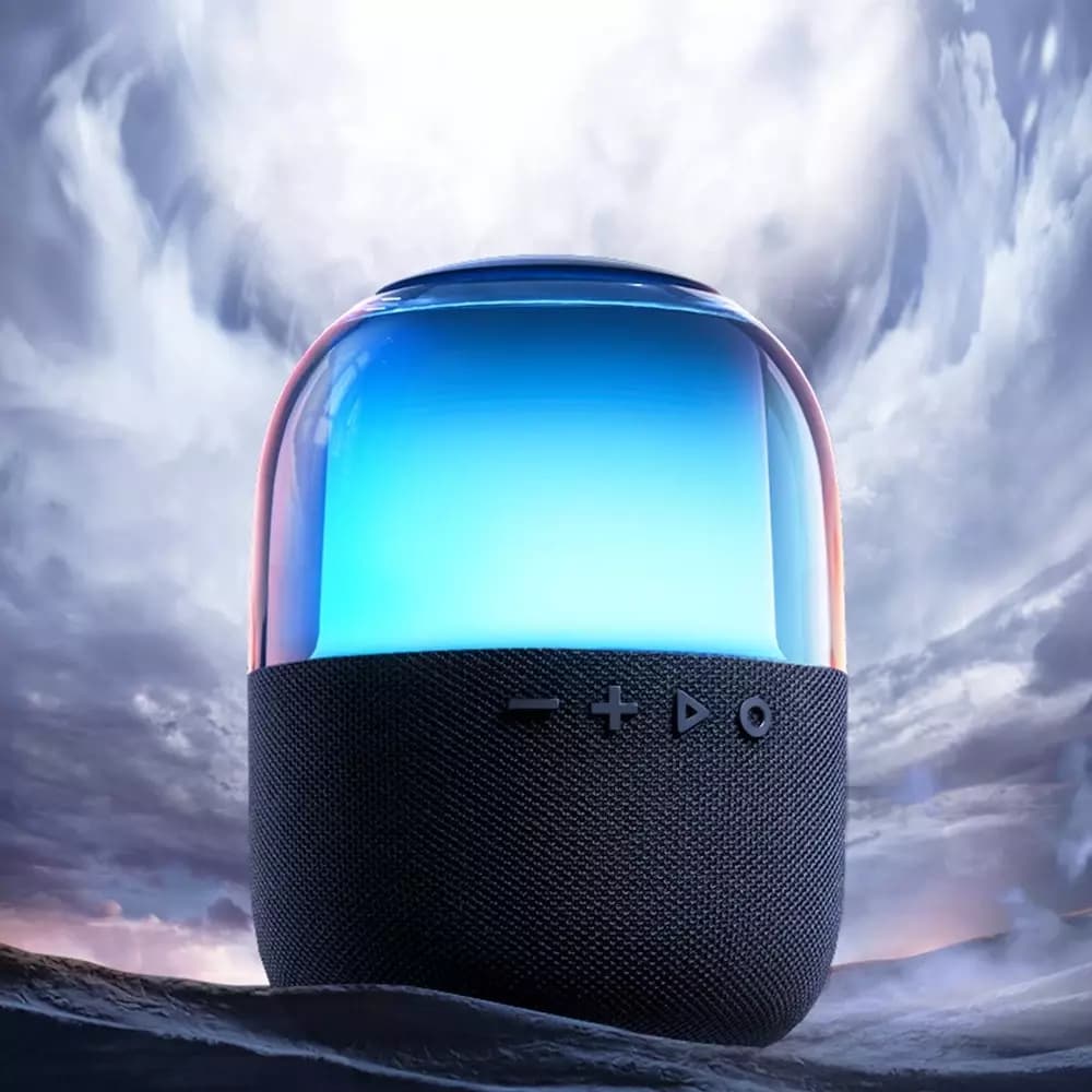 

Joyroom głośnik bezprzewodowy Bluetooth 5.3 RGB 8W czarny (JR-ML05)