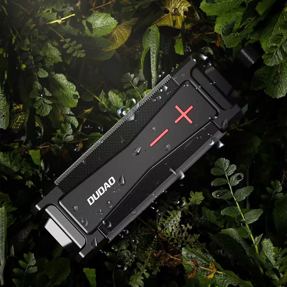 

Dudao wodoodporny IPX6 głośnik bezprzewodowy Bluetooth 5.0 10W 4000mAh czarny (Y1Pro-black)