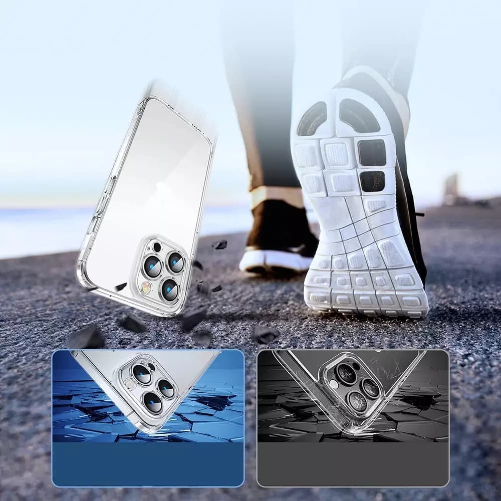 

Joyroom 14D Case etui do iPhone 14 Plus wytrzymały pokrowiec obudowa przezroczysty (JR-14D3)