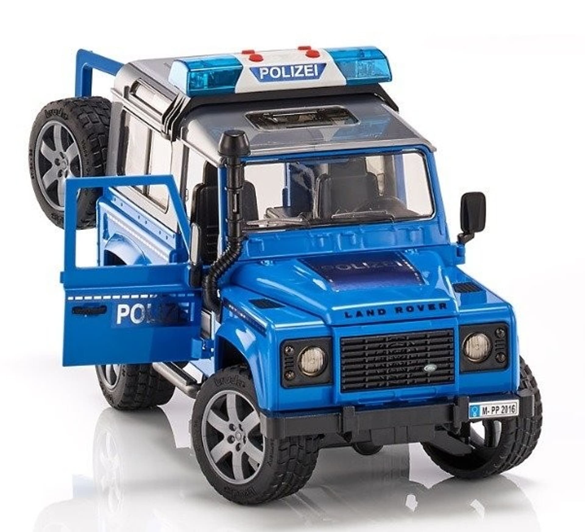 

Pojazd Land Rover Defender Policja z przyczepą