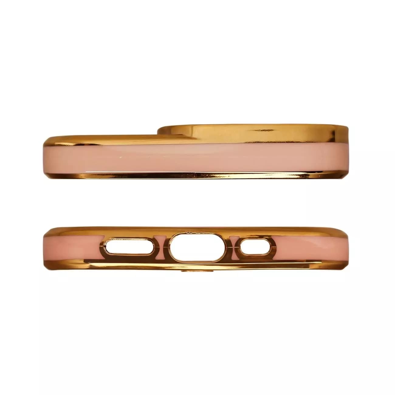 

Fashion Case etui do Samsung Galaxy A13 5G żelowy pokrowiec ze złotą ramką złoty