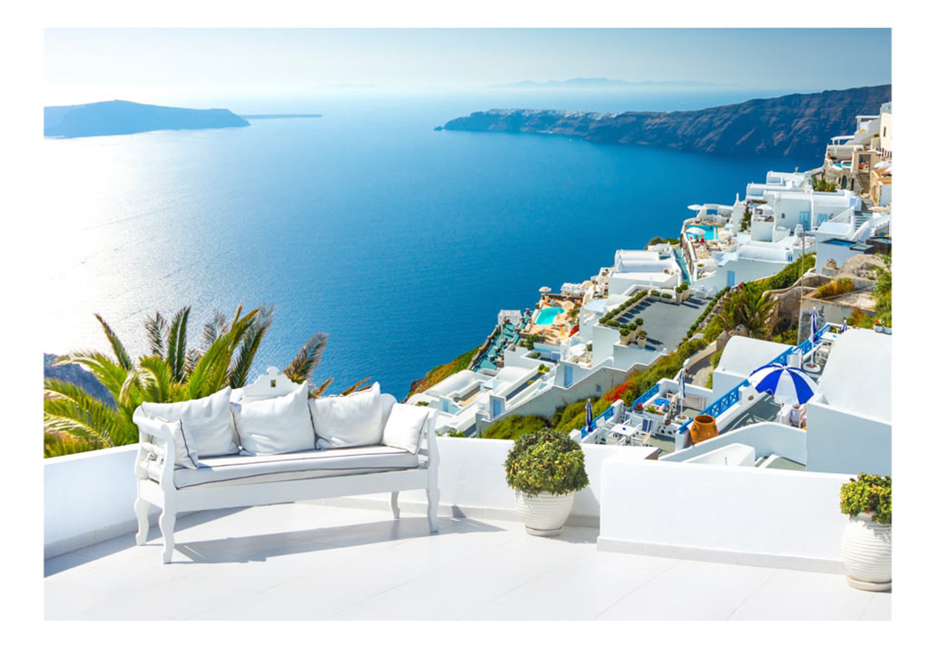 

Fototapeta - Widok na Santorini (rozmiar 400x280)