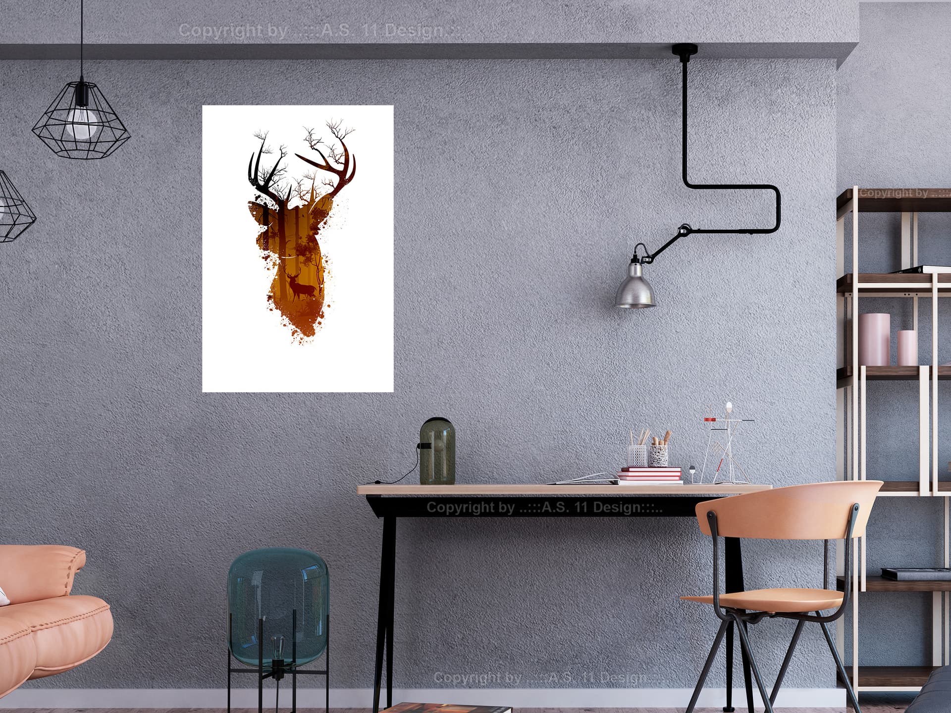 

Obraz - Jeleń o poranku (1-częściowy) pionowy (rozmiar 80x120)