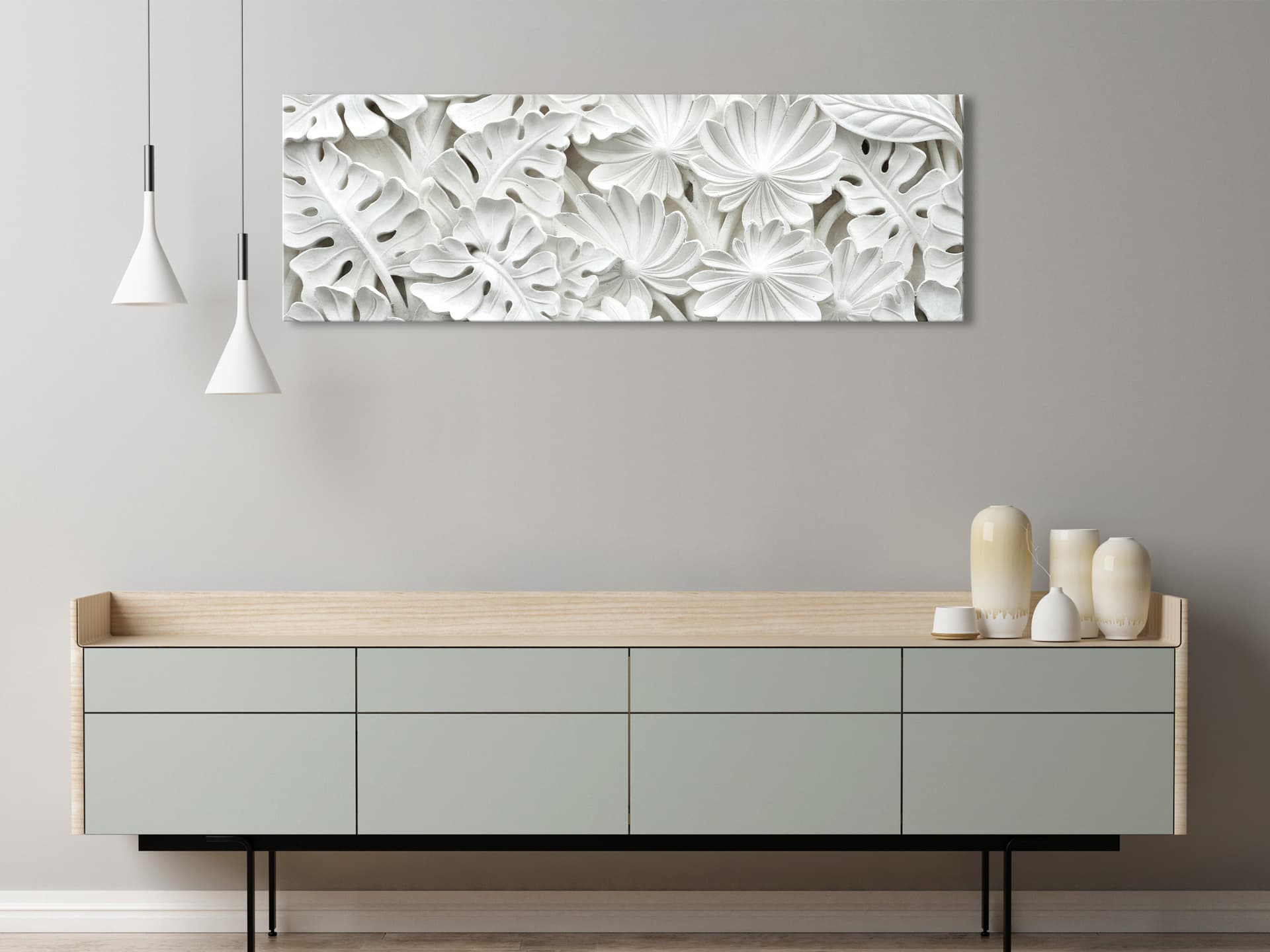 

Obraz - Alabastrowy ogród (1-częściowy) wąski (rozmiar 135x45)