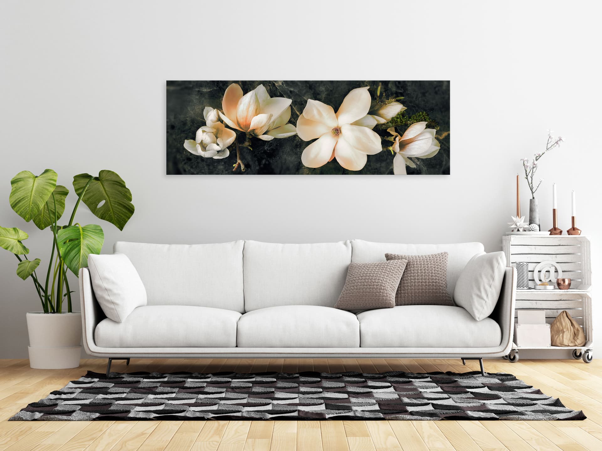 

Obraz - Awangardowa magnolia (1-częściowy) wąski pomarańczowy (rozmiar 135x45)