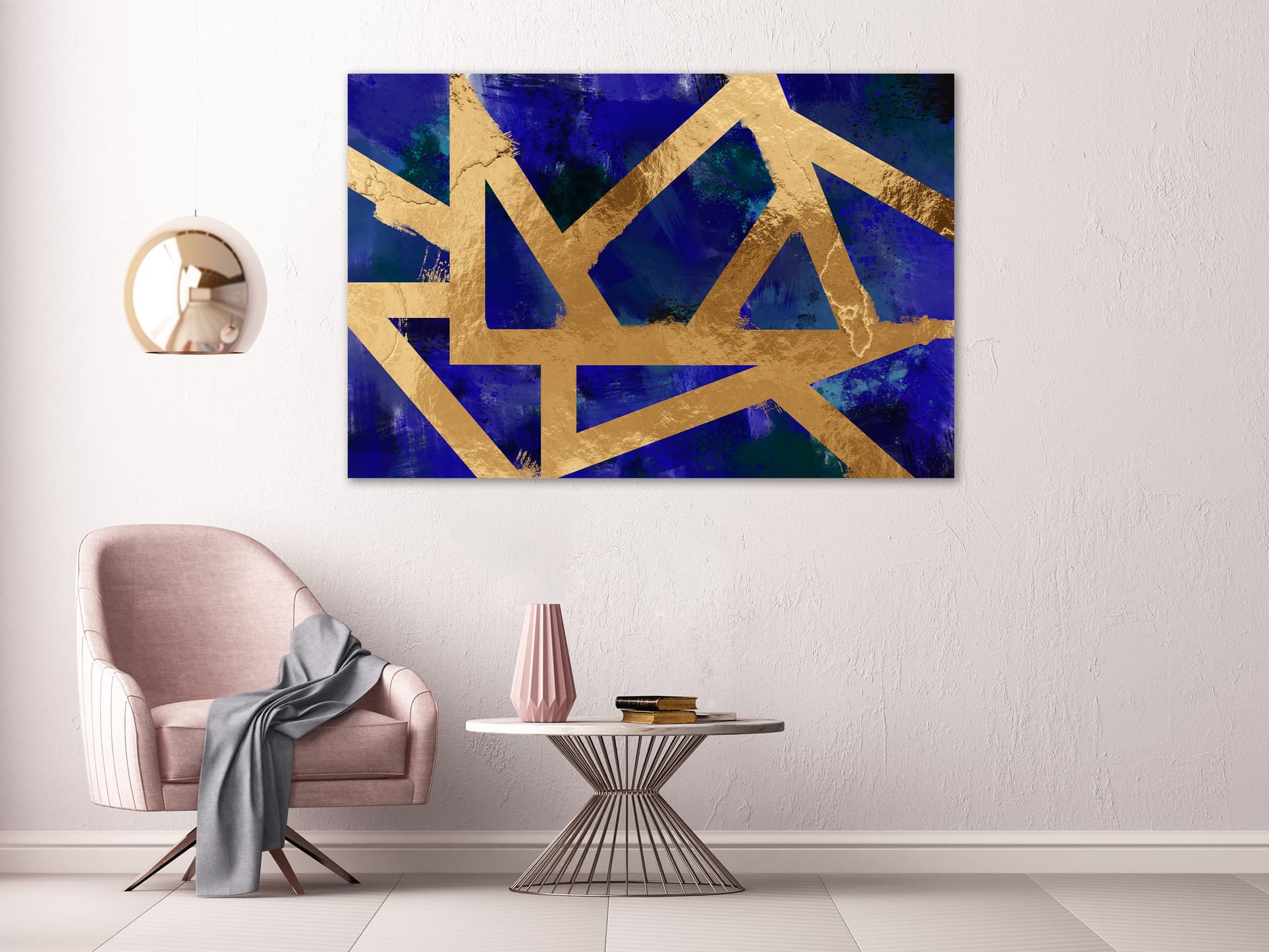 

Obraz - Złota geometria (1-częściowy) szeroki (rozmiar 90x60)