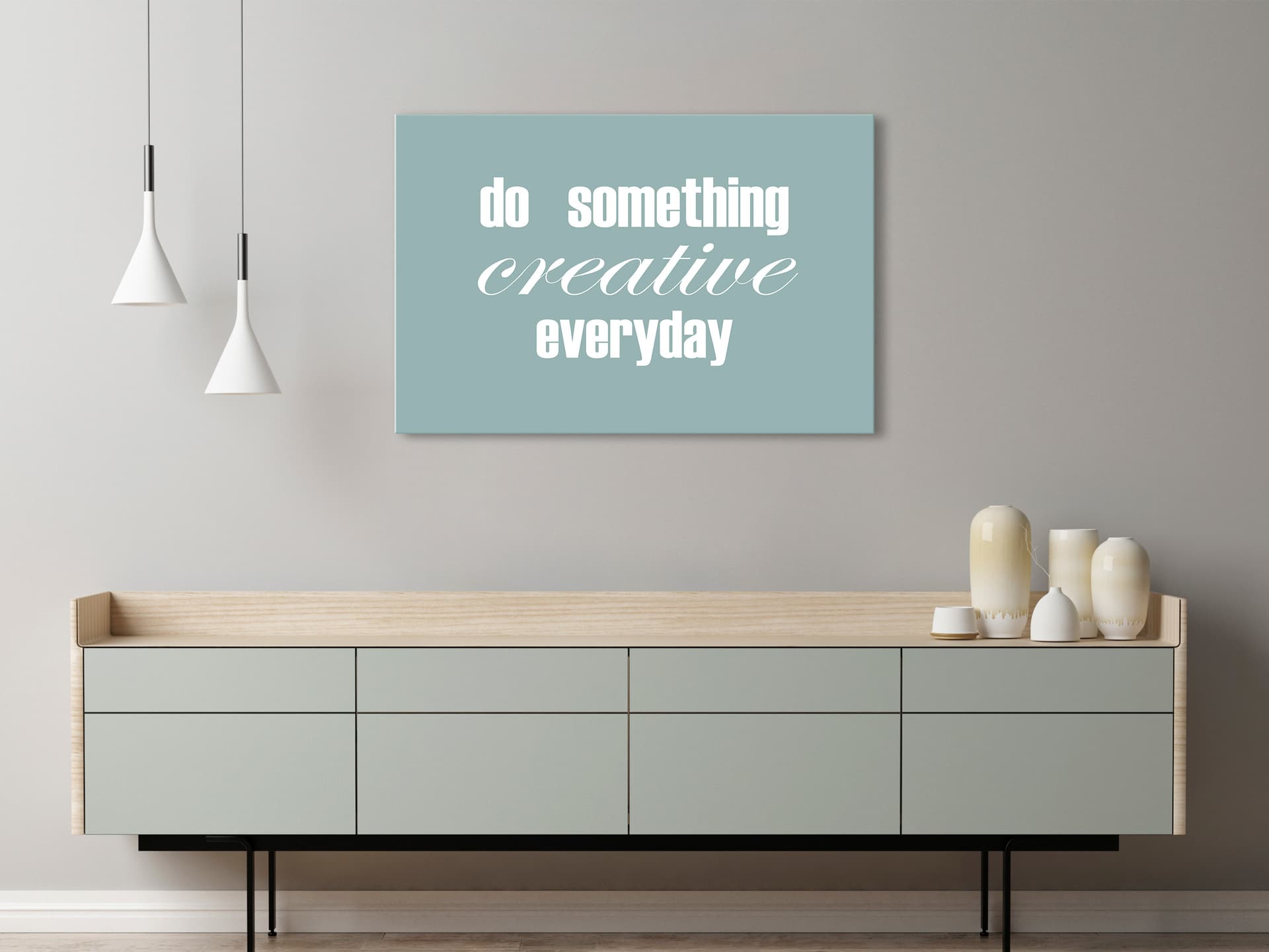 

Obraz - Do Something Creative Everyday (1-częściowy) szeroki (rozmiar 120x80)