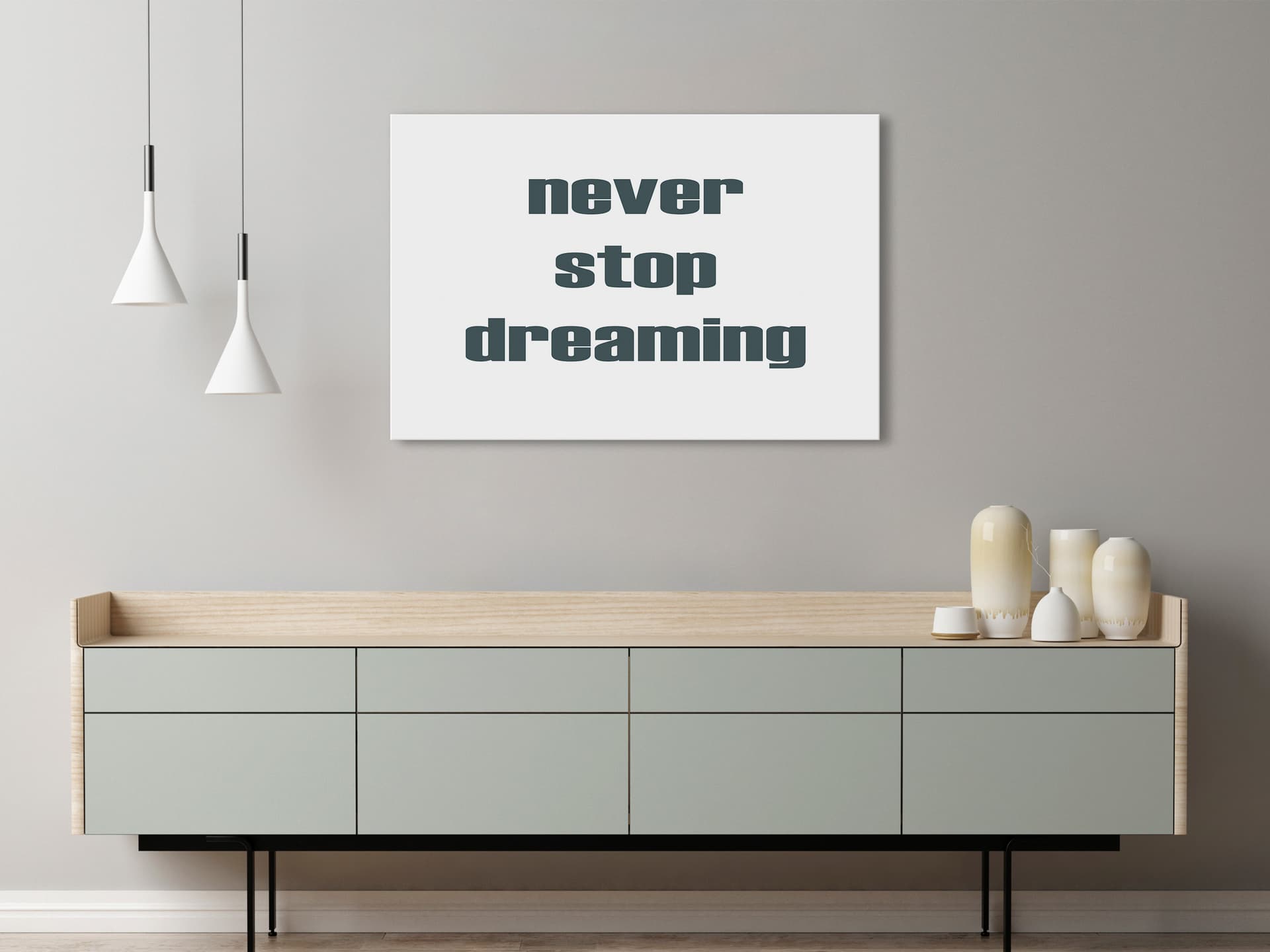 

Obraz - Never Stop Dreaming (1-częściowy) szeroki (rozmiar 120x80)