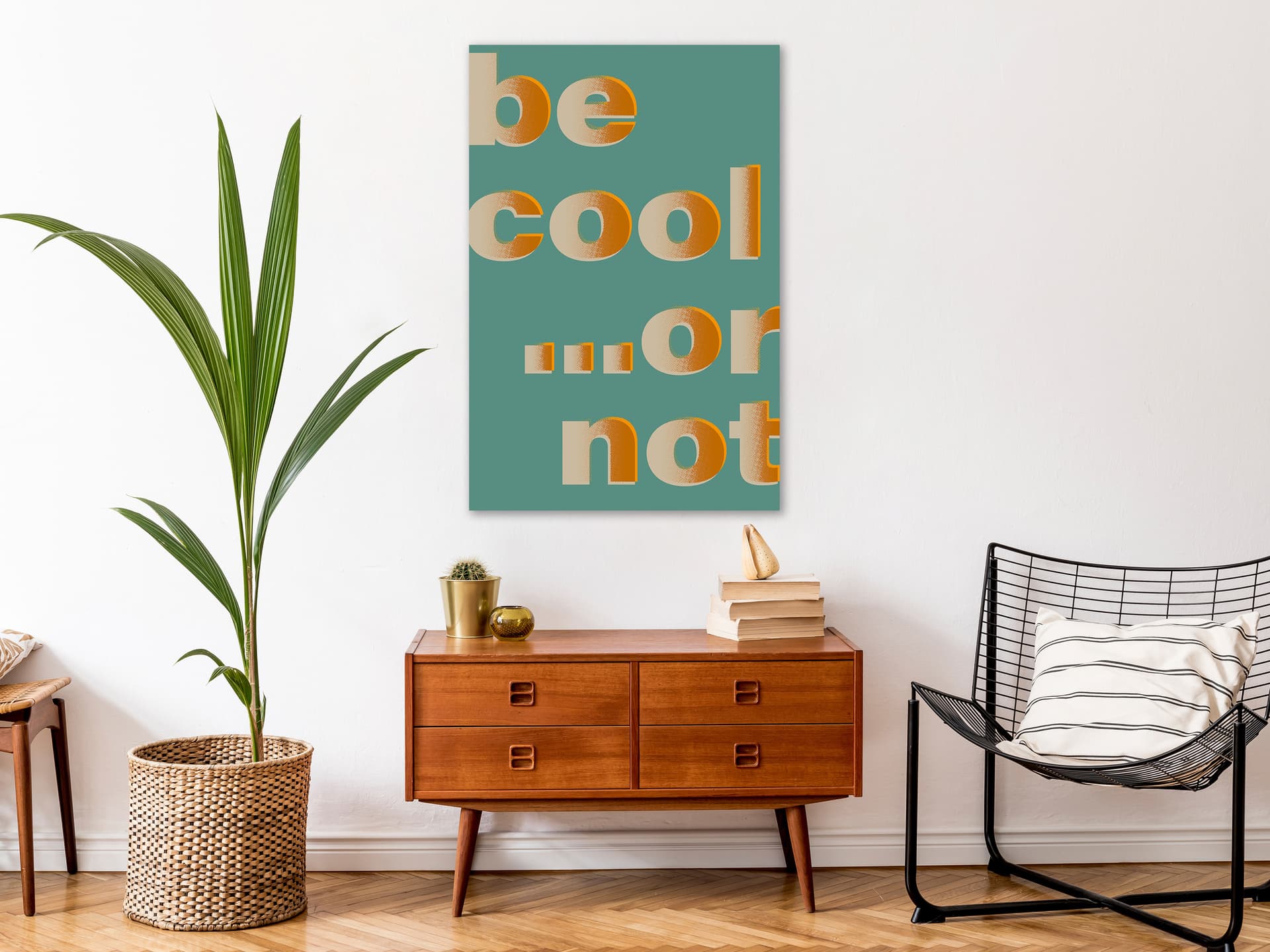 

Obraz - Be Cool... or Not (1-częściowy) pionowy (rozmiar 60x90)