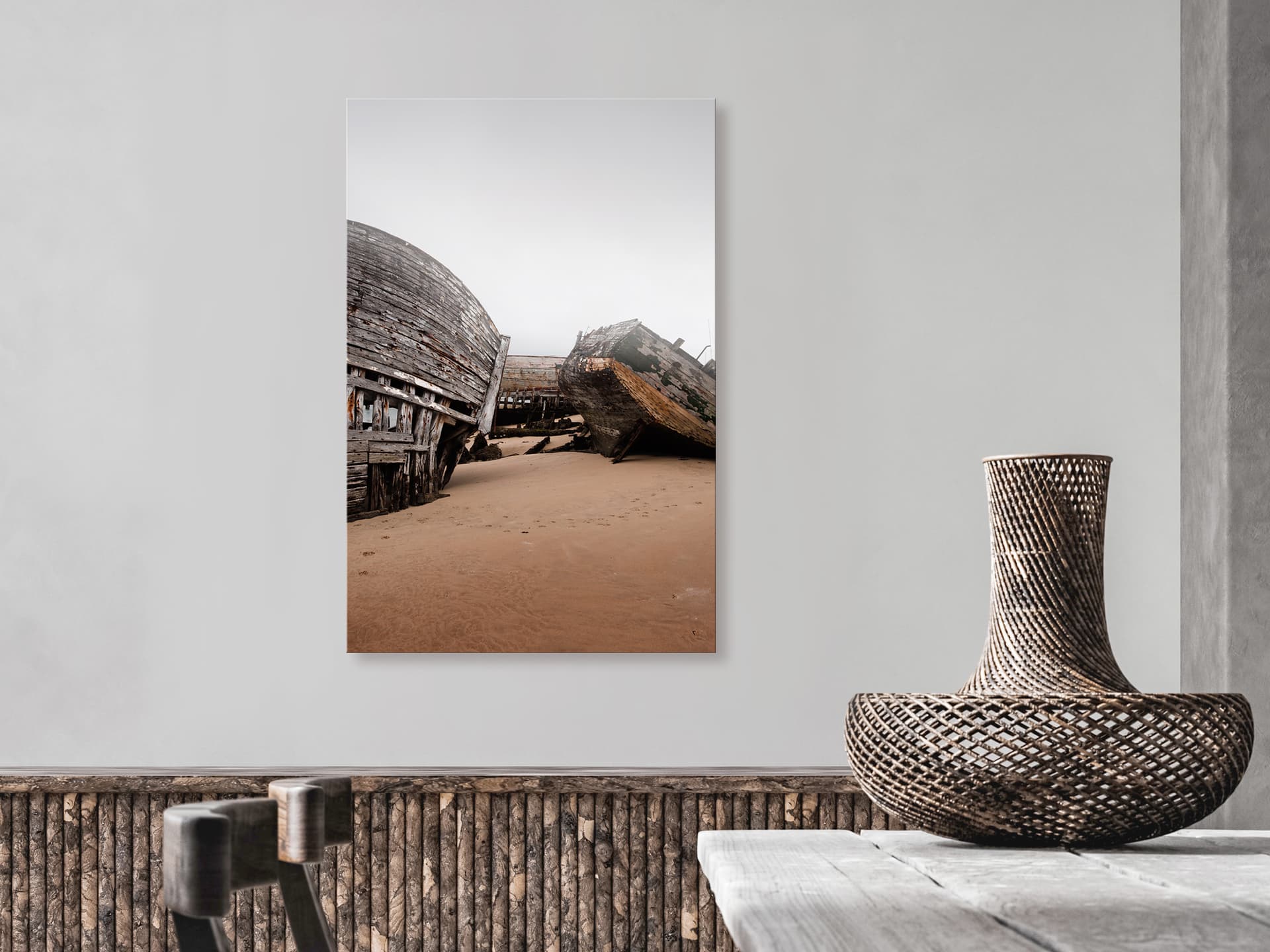 

Obraz - Opuszczone kutry (1-częściowy) pionowy (rozmiar 80x120)