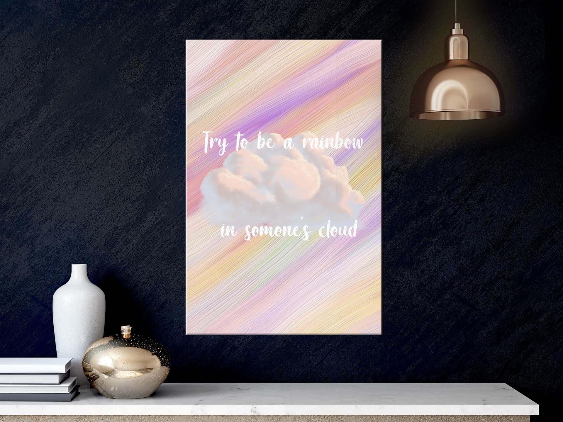 

Obraz - Try to Be a Rainbow (1-częściowy) pionowy (rozmiar 60x90)
