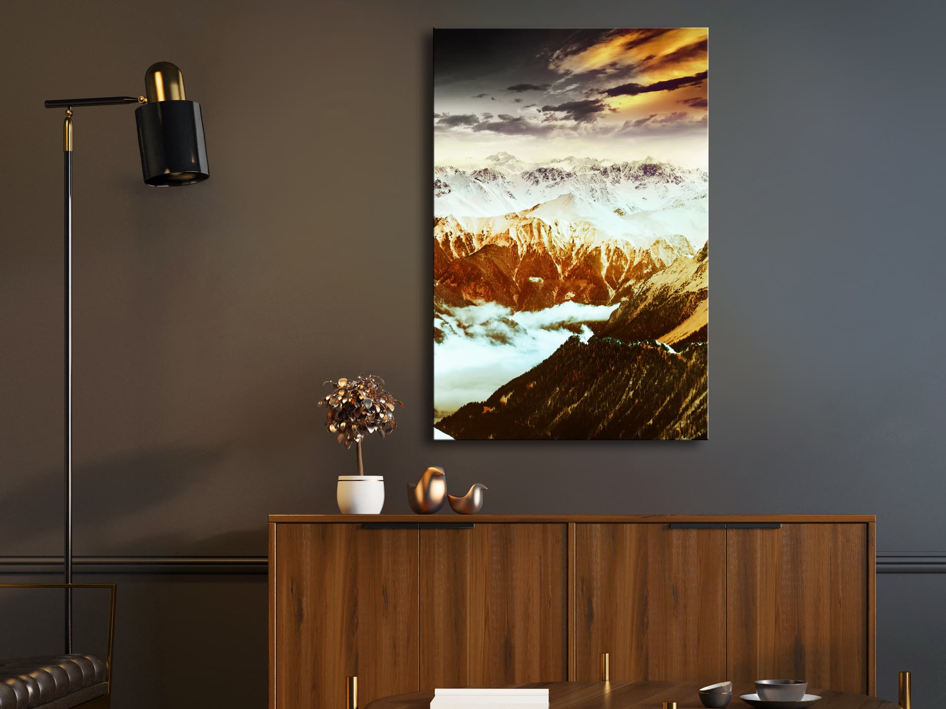 

Obraz - Miedziane góry (1-częściowy) pionowy (rozmiar 40x60)