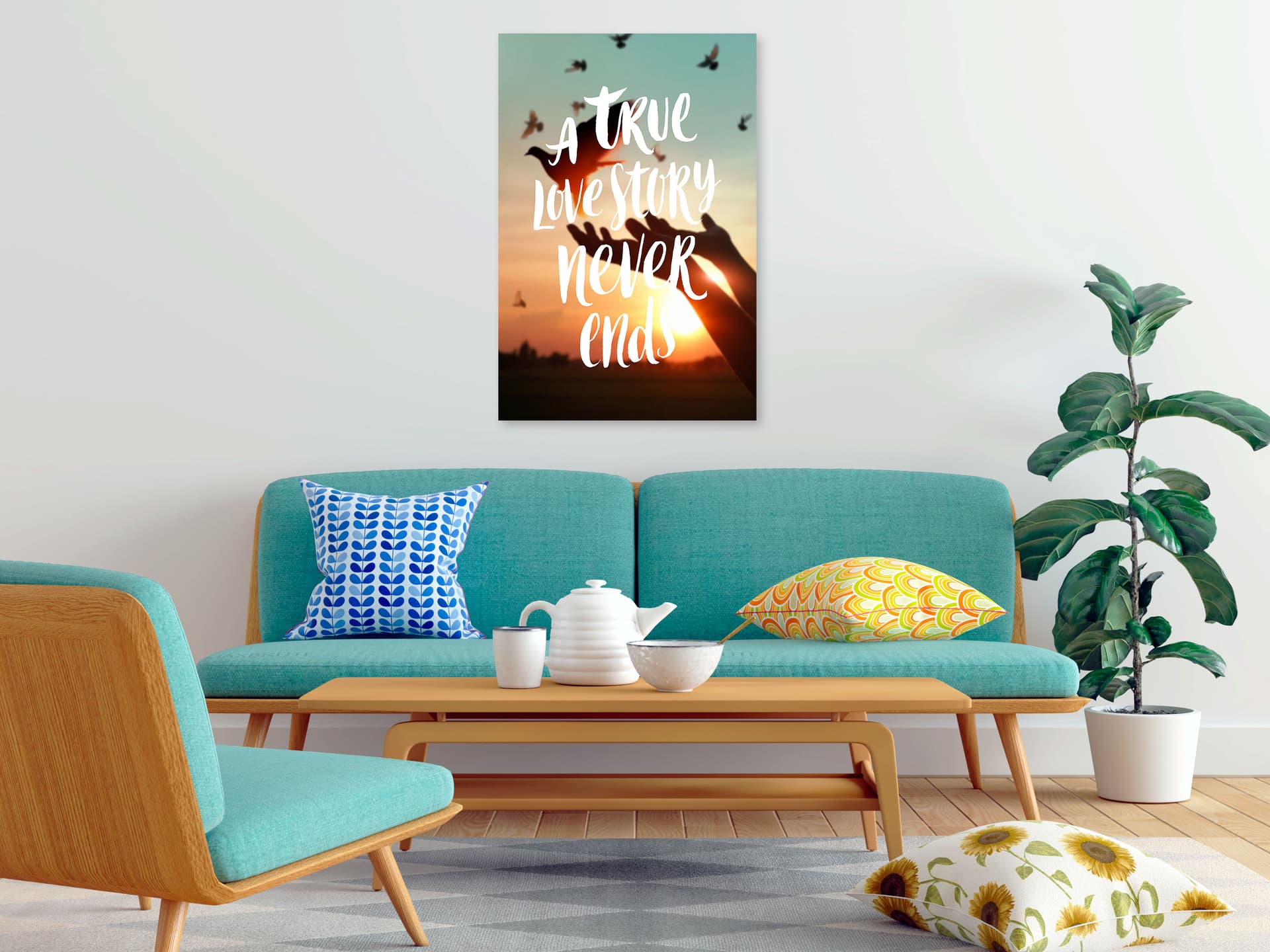 

Obraz - A True Love Story Never Ends (1-częściowy) pionowy (rozmiar 60x90)