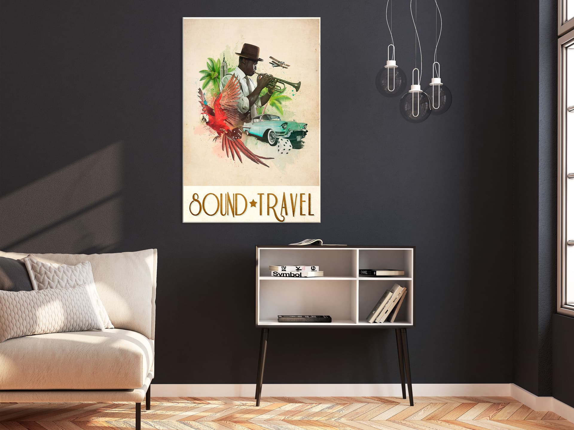 

Obraz - Sound Travel (1-częściowy) pionowy (rozmiar 40x60)