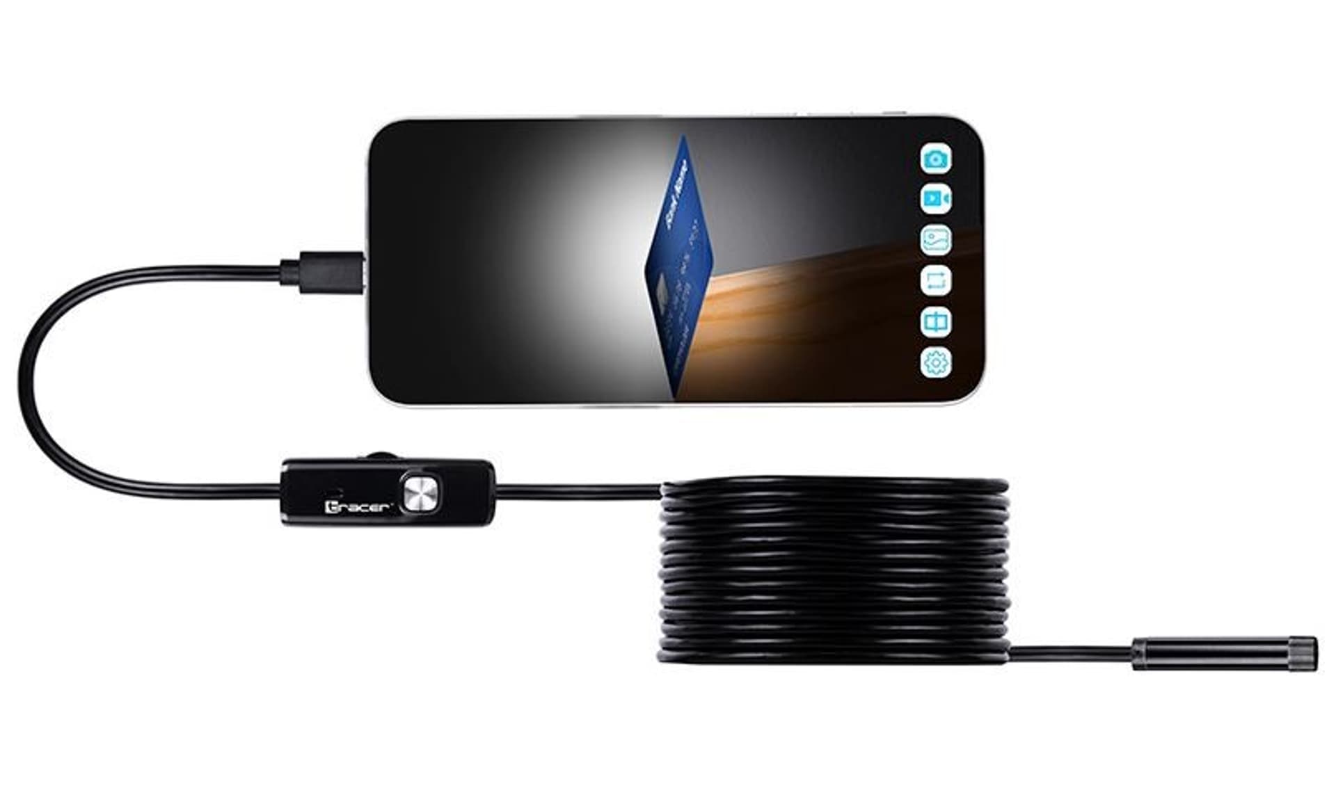 

Kamera endoskopowa HardWire 5M 7MM LED USB