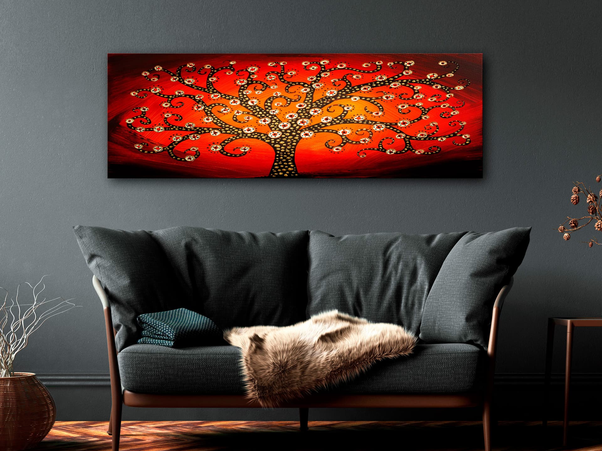 

Obraz - Ogniste drzewo (1-częściowy) wąski (rozmiar 150x50)
