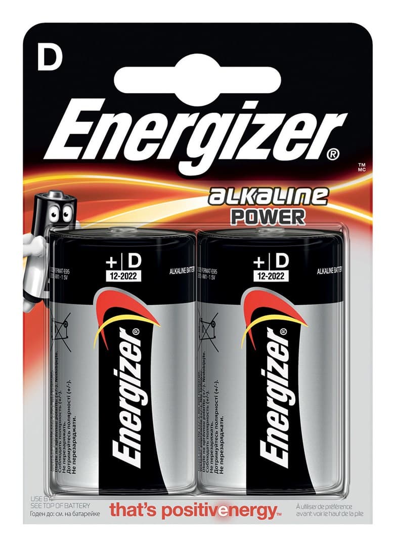 

BATERIA ENERGIZER ALKALINE POWER D LR20 ECO 1,5V 2 SZTUK