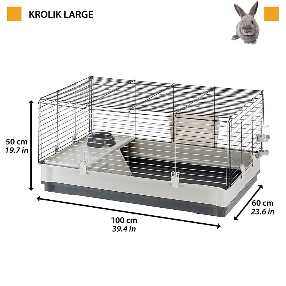 

KROLIK LARGE - klatka dla królików (składana)