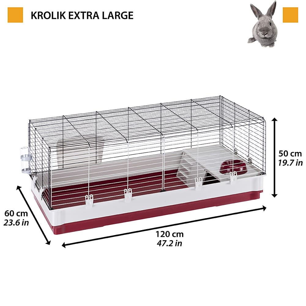 

KROLIK X-LARGE - klatka dla królików (składana)