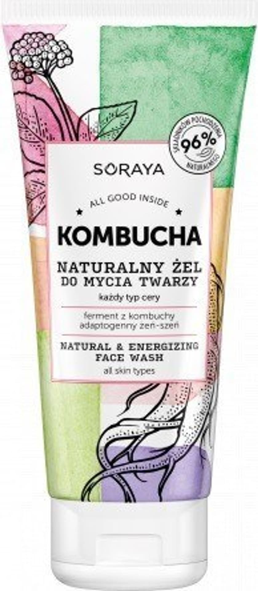 

Soraya Kombucha Naturalny Żel do mycia twarzy - każdy rodzaj cery 150ml