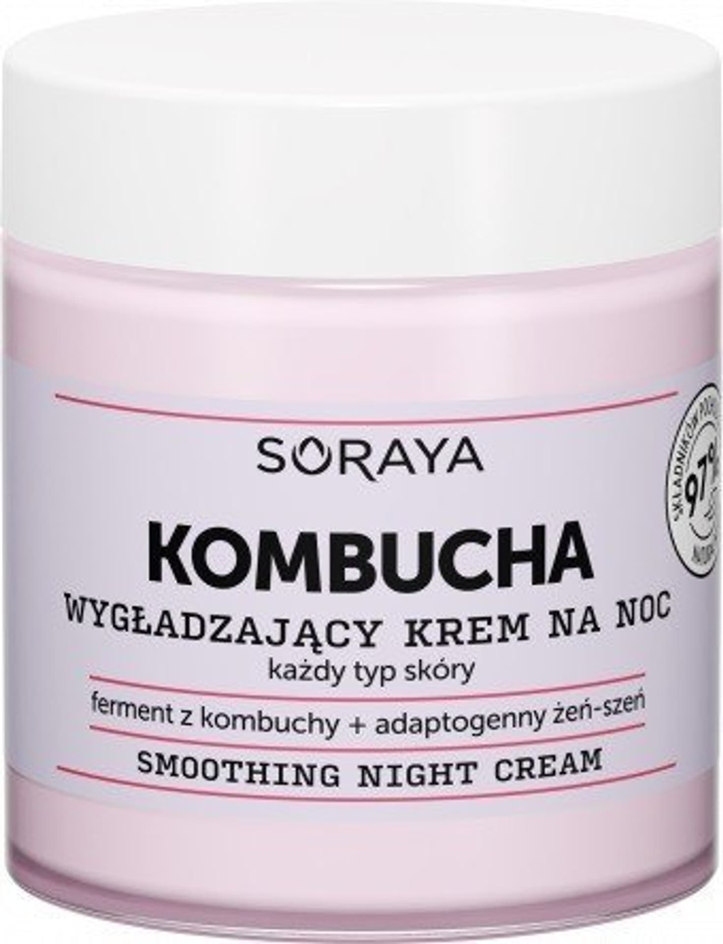 

Soraya Kombucha Wygładzający Krem na noc z kwasami AHA - każdy typ cery 75ml