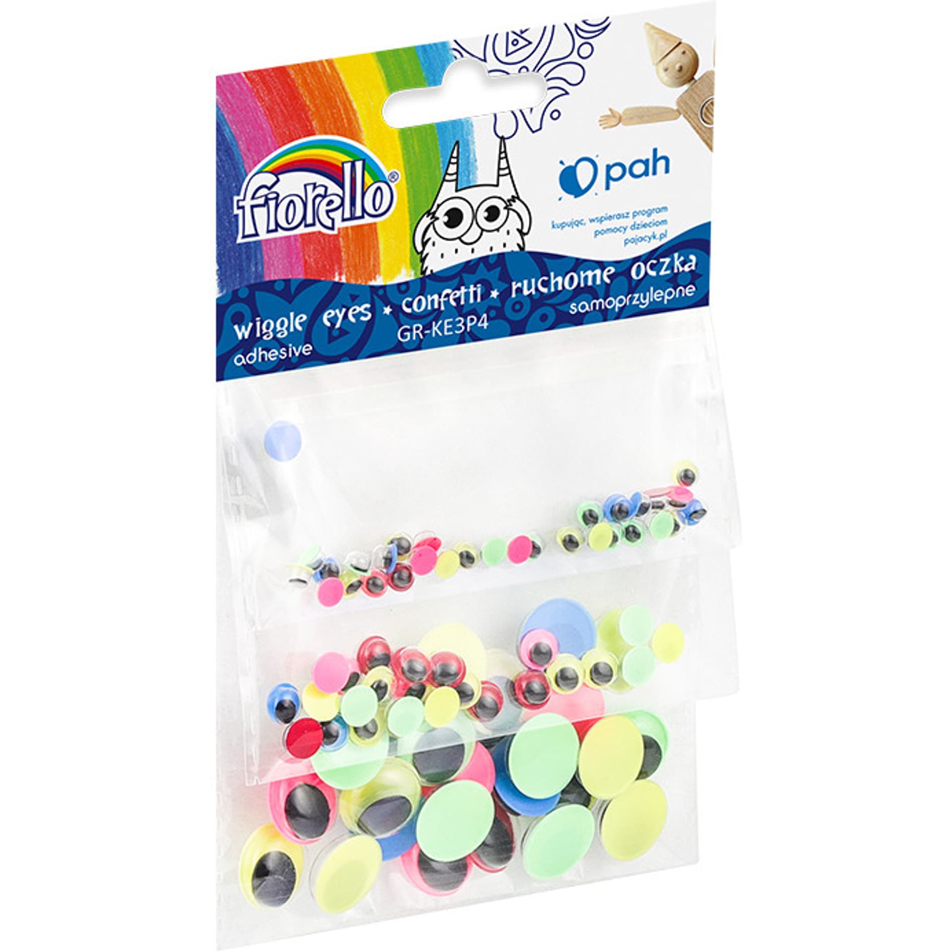 

Oczka samoprzylepne kolorowe GR-KE3P4 FIORELLO 170-2609