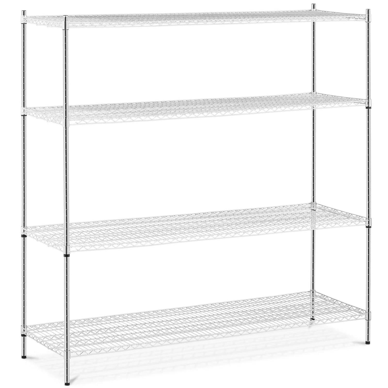 

Regał metalowy magazynowy 4 półki ażurowe do 1 t 1000 kg 180x59x180 cm