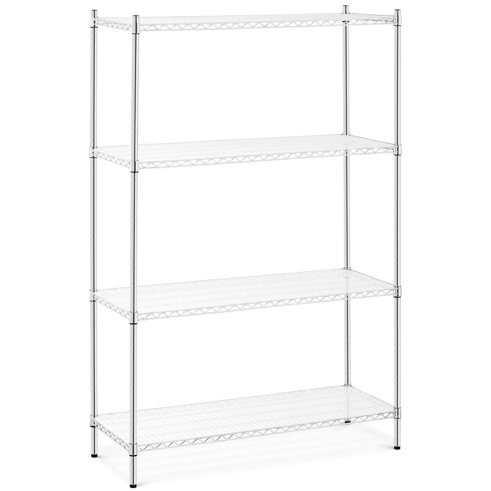 

Regał warsztatowy chromowany ażurowy 4 półki + 4 maty do 1 t 1000 kg 120x45x180 cm