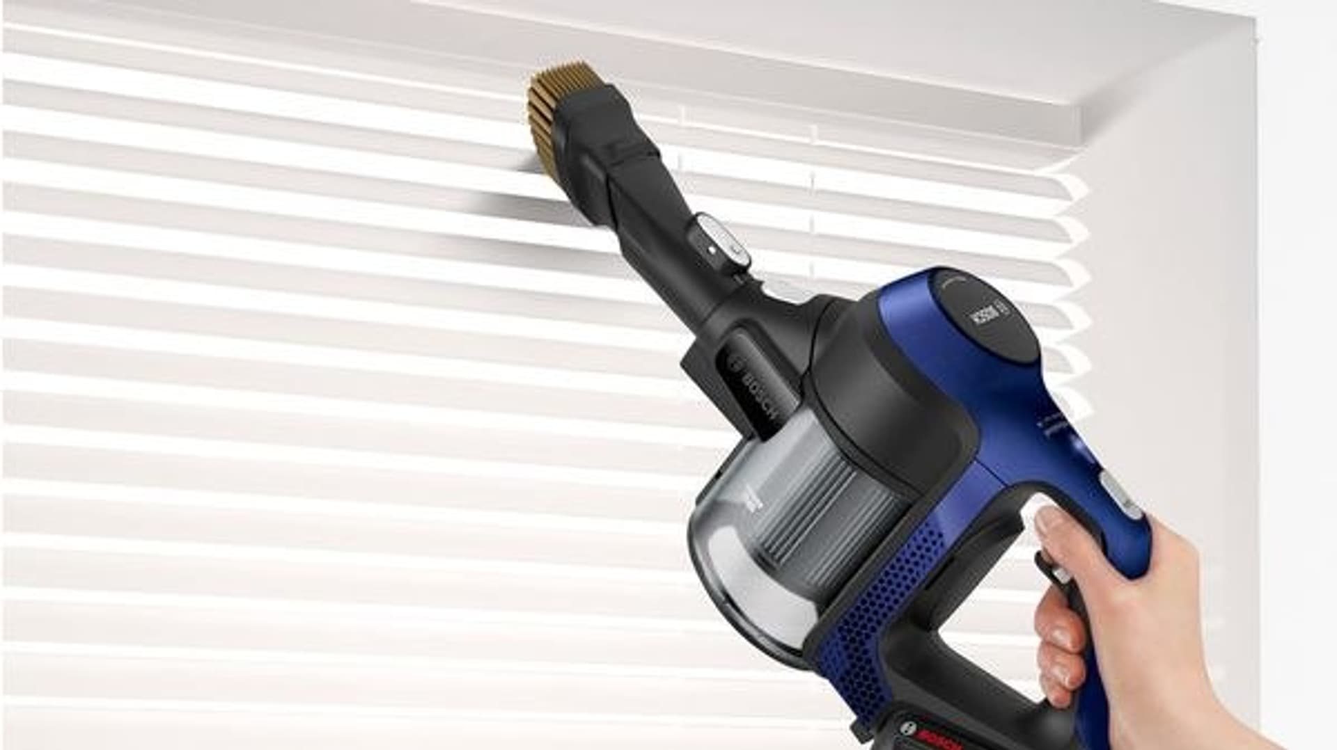 

Bosch Vacuum cleaner Unlimited BBS611MAT Handstick 2in1, 18 V, Operating time (max) 30 min, Moonlight blue, Max) 30 min/moonlight blu