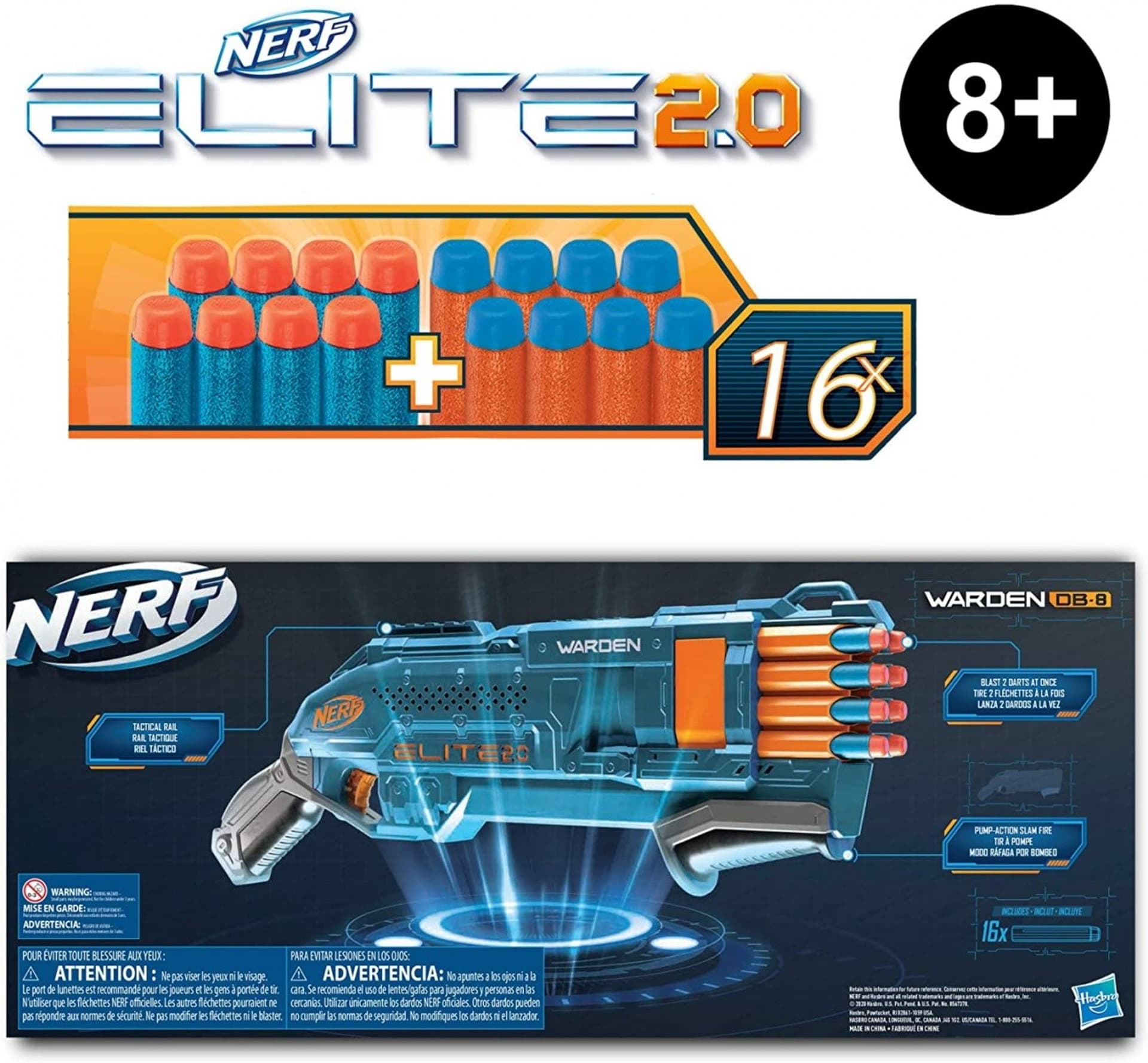 

Blaster Nerf Elite 2.0 Warden