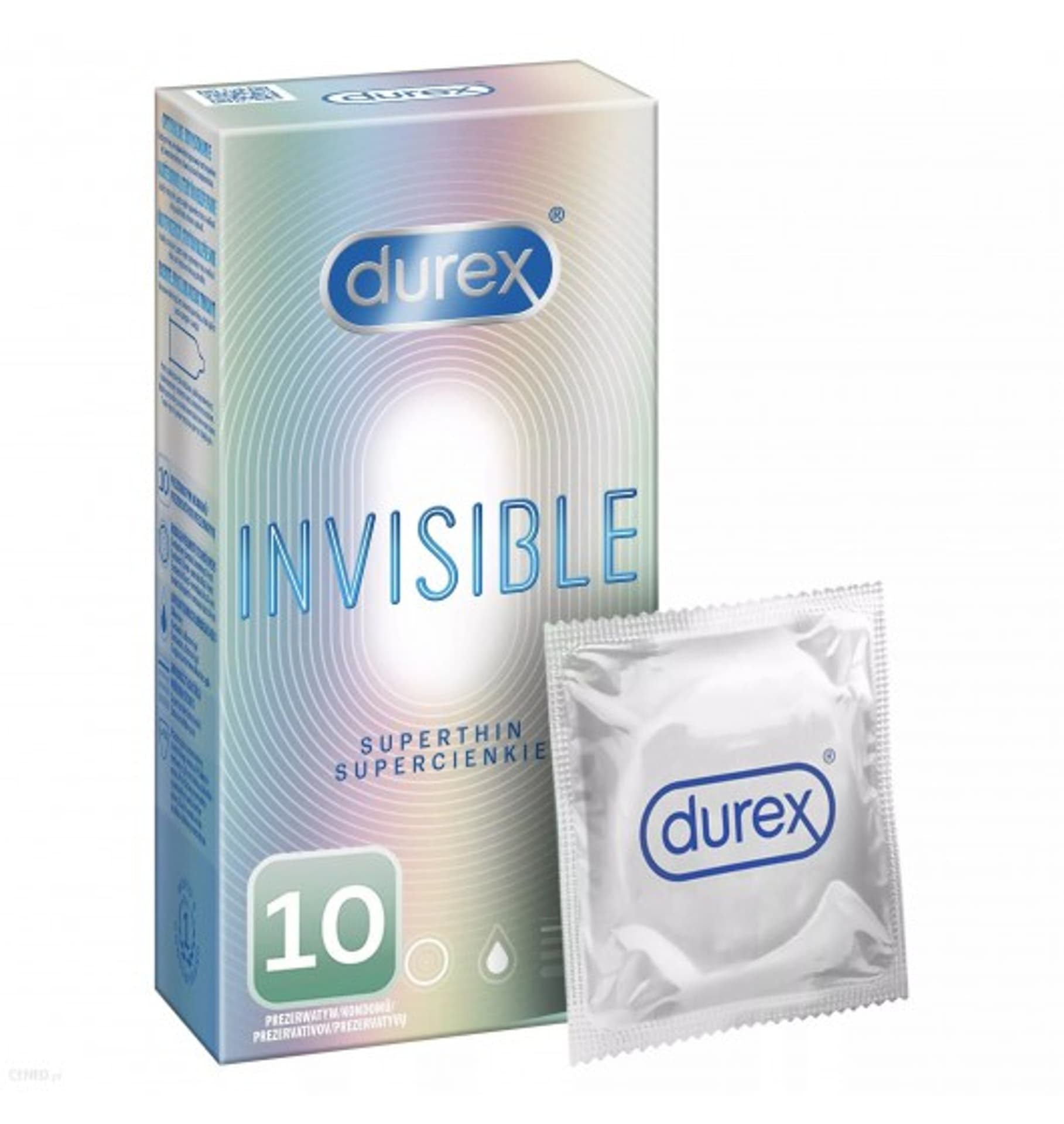 

Prezerwatywy Durex Invisible supercienkie 10szt