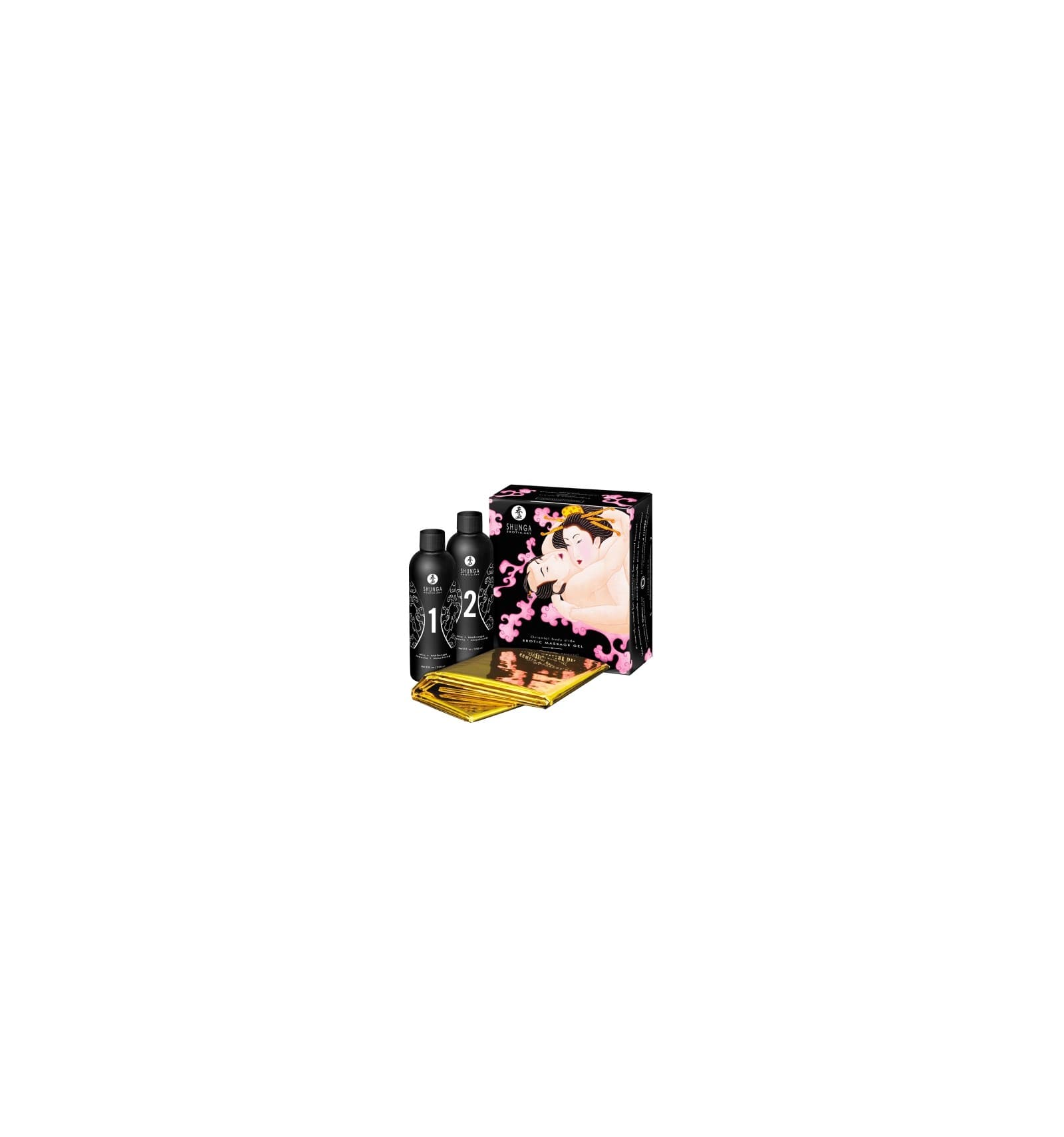 

Shunga - Strawberry & Champagne Massage Gel 2 x 250 ml