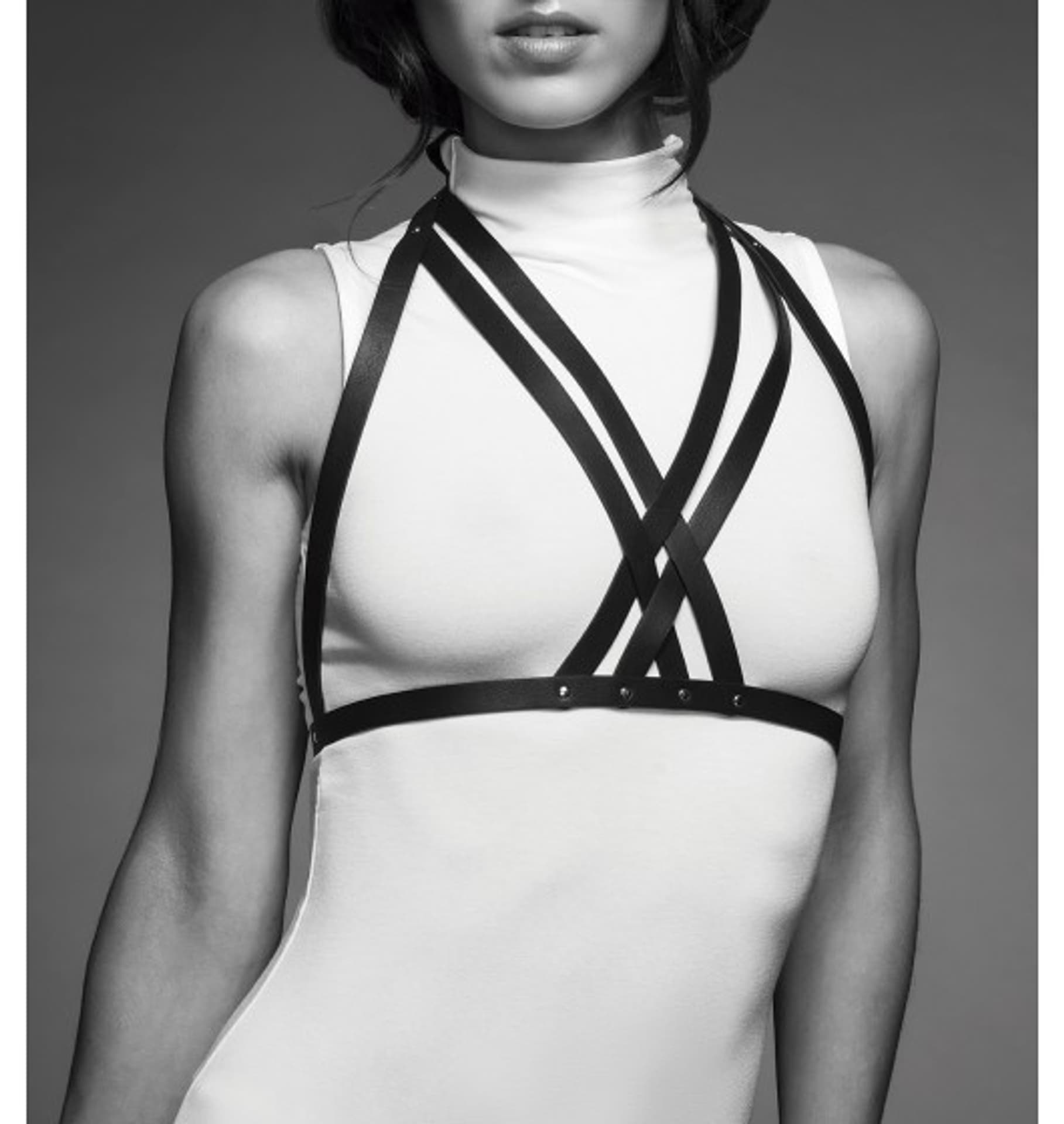 

Bijoux Indiscrets - MAZE Halter Bra Harness Black