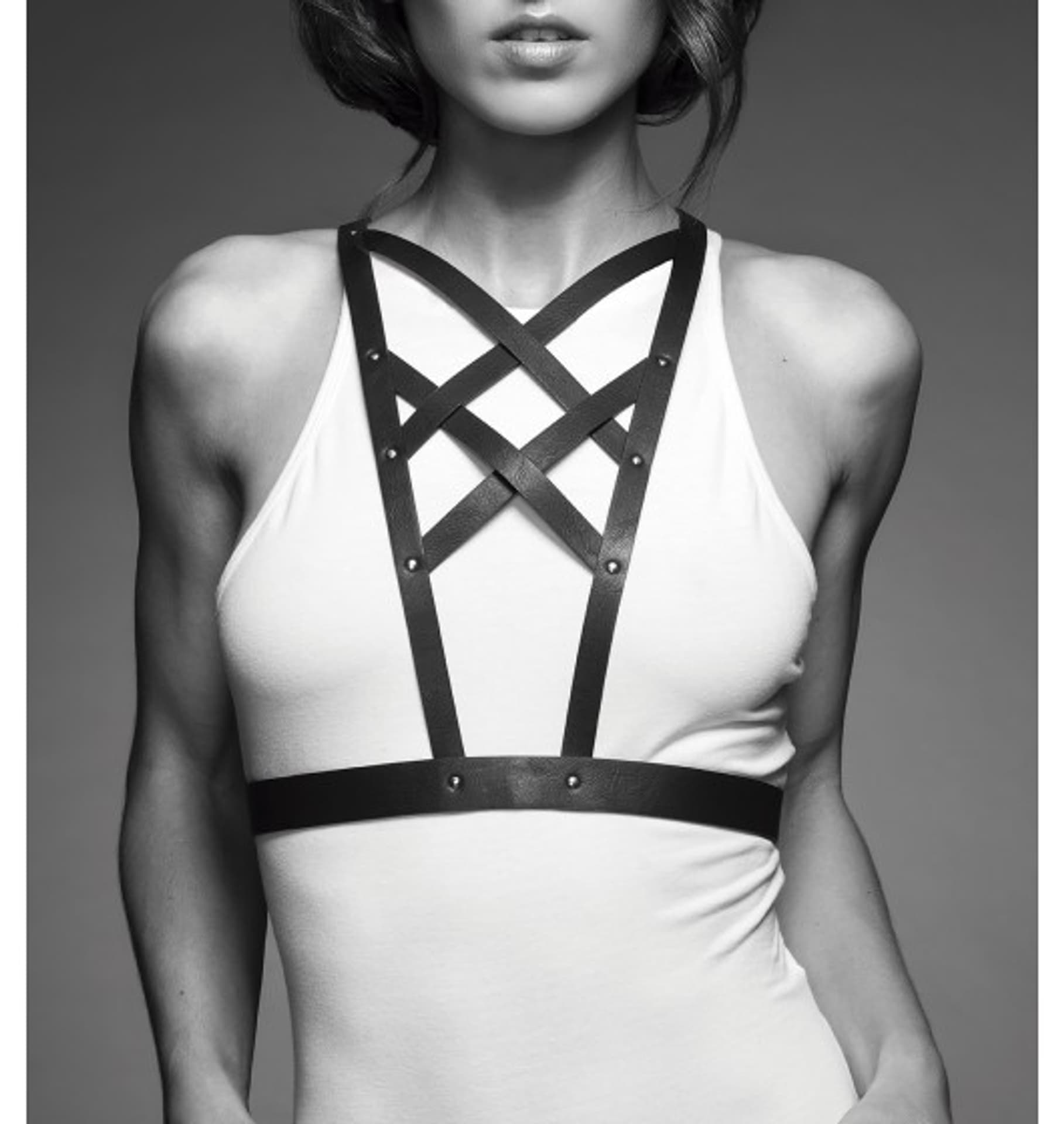 

Bijoux Indiscrets - MAZE Net Cleavage Harness Black