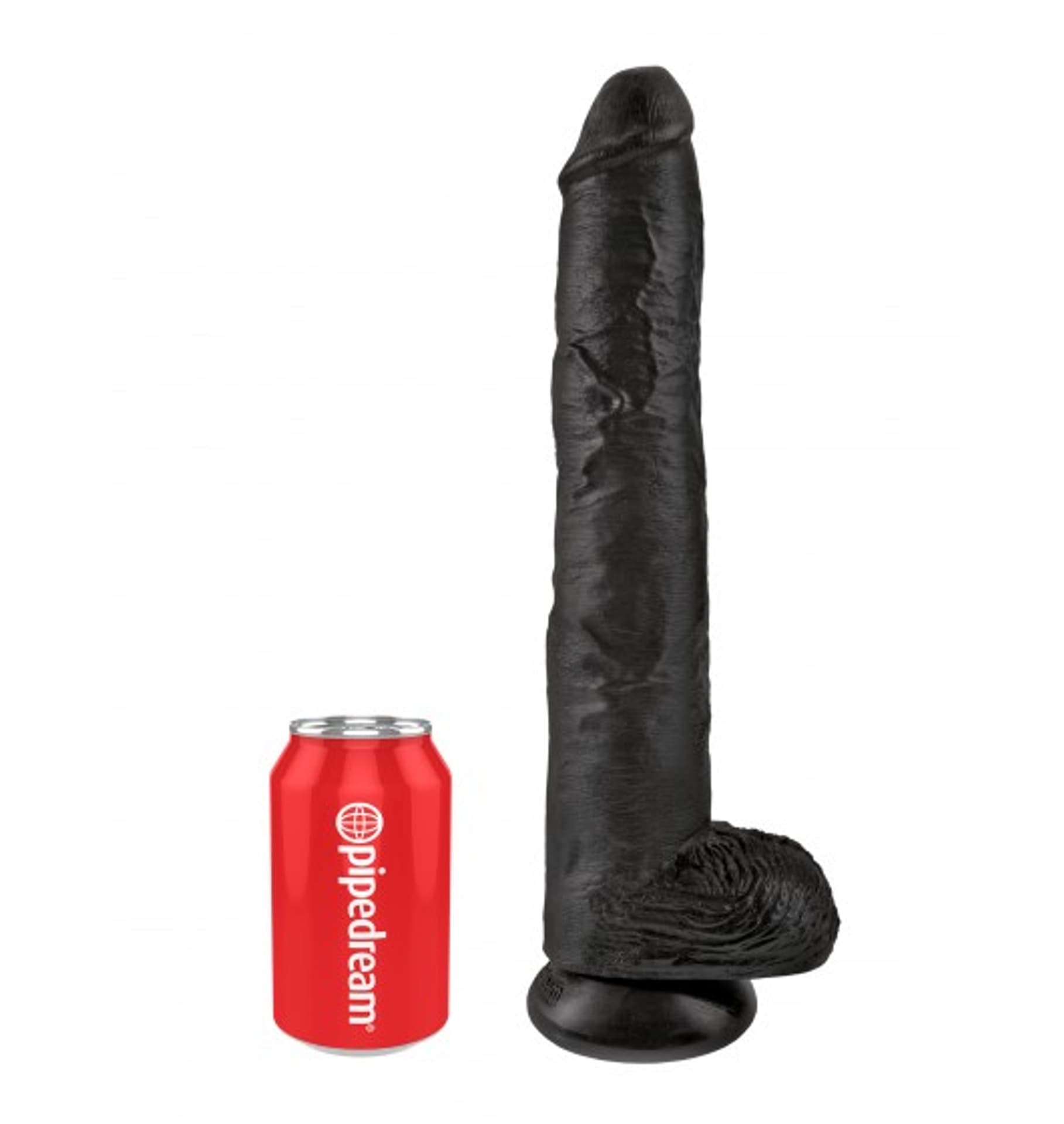

King Cock 14" Cock with Balls Black